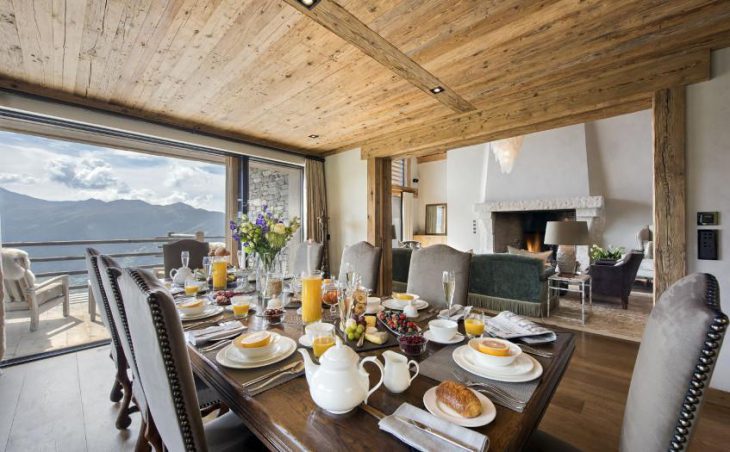 The Alpine Estate, Verbier, Dining Room